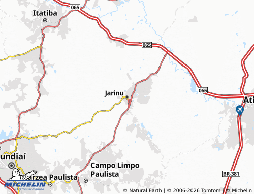 Mapa MICHELIN Jarinu - ViaMichelin