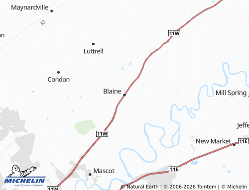 Mapa MICHELIN Blaine - ViaMichelin