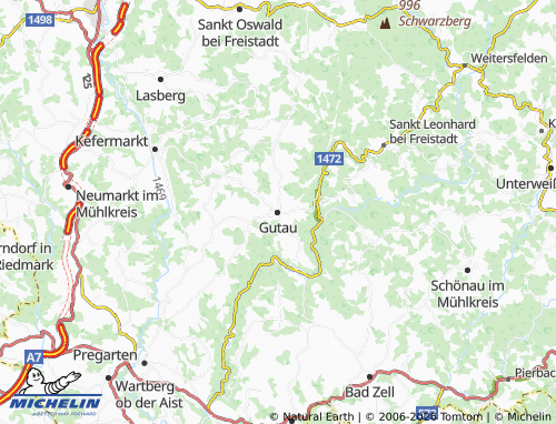 Mapa MICHELIN Gutau - ViaMichelin