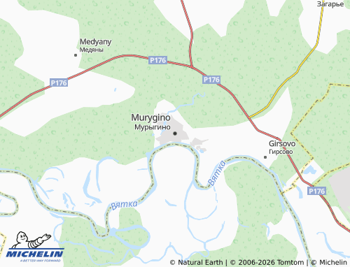 MICHELIN-Landkarte Murygino - ViaMichelin