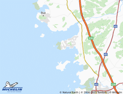 MICHELIN Årnäshalvön map - ViaMichelin