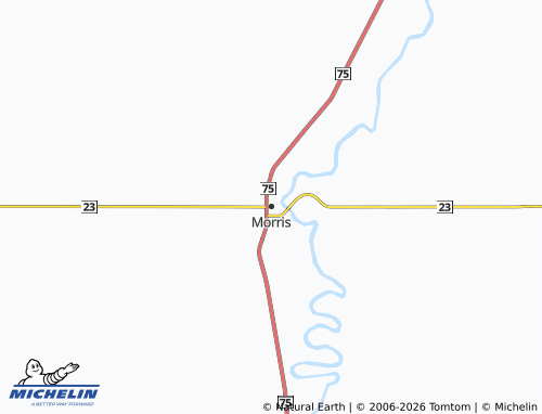 Mappa MICHELIN Morris - ViaMichelin