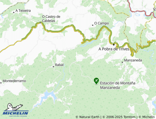 MICHELIN Cova (Santa María) map - ViaMichelin