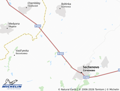 MICHELIN-Landkarte Bakhtem'yevka - ViaMichelin