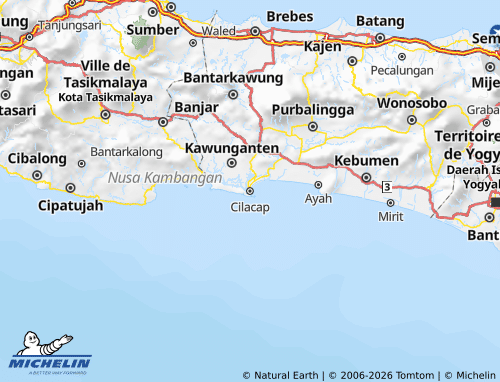 MICHELIN-Landkarte Cilacap - ViaMichelin