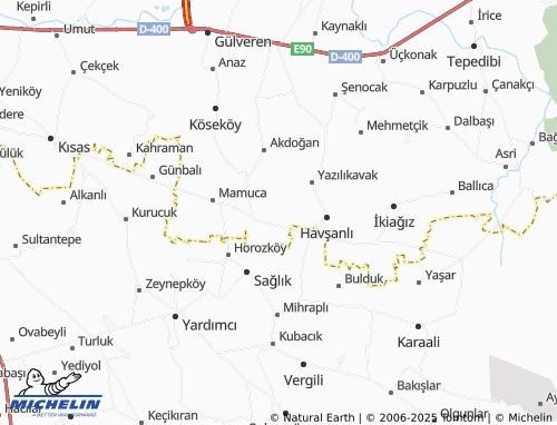 MICHELIN Uzunköy map - ViaMichelin