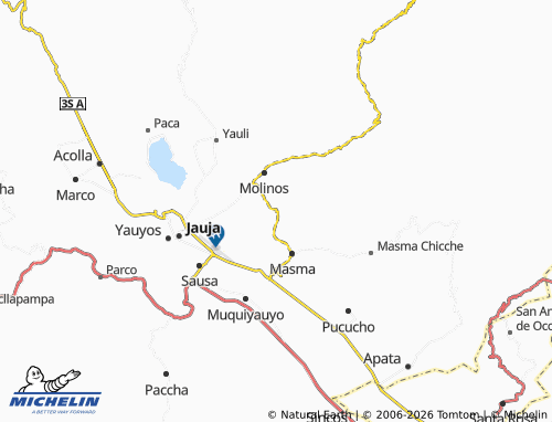 MICHELIN Julcán map - ViaMichelin