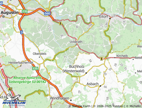 MICHELIN Knippgierscheid map - ViaMichelin