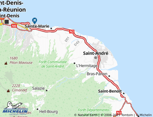 Mappa MICHELIN Bras Pistolet - ViaMichelin