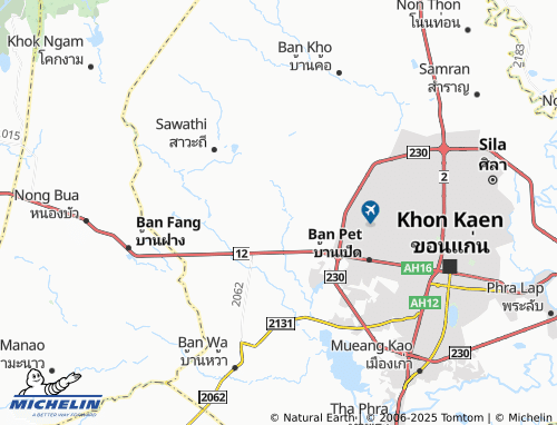 Kaart MICHELIN Daeng Yai - ViaMichelin