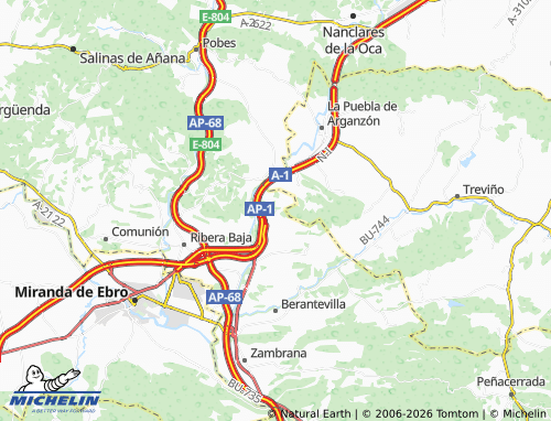 MICHELIN Estavillo map - ViaMichelin