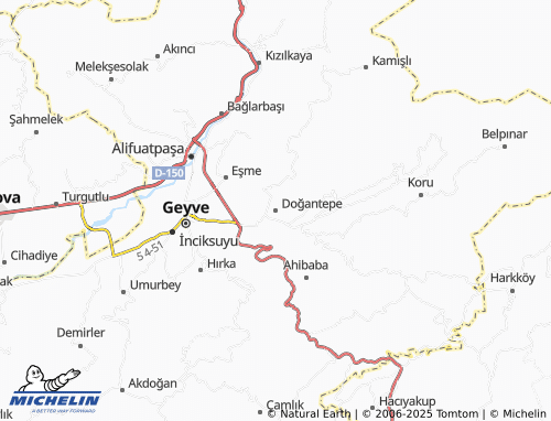MICHELIN Doğantepe map - ViaMichelin
