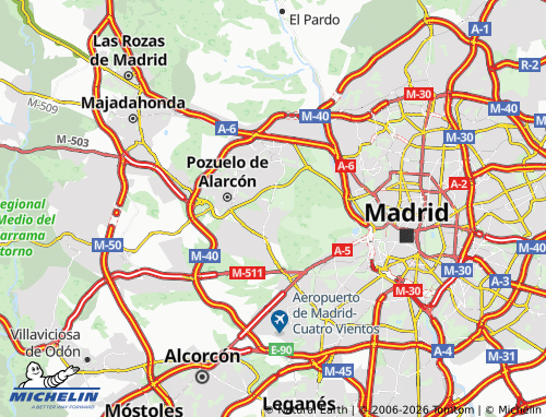 MICHELIN Húmera map - ViaMichelin