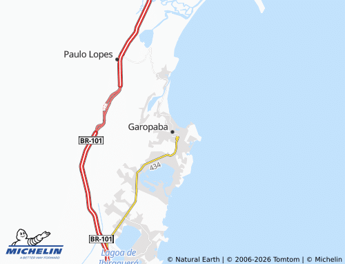 Mapa MICHELIN Garopaba - ViaMichelin