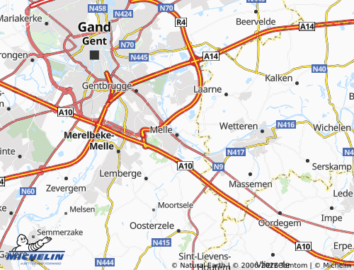 Mappa MICHELIN Melle - ViaMichelin