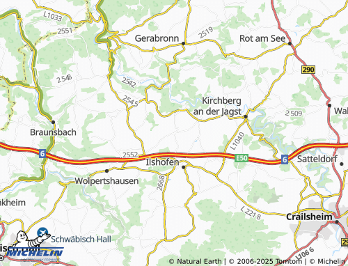 MICHELIN-Landkarte Ruppertshofen - ViaMichelin