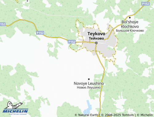 MICHELIN Matrenkino map - ViaMichelin