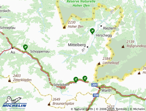 Kaart MICHELIN Baad - ViaMichelin