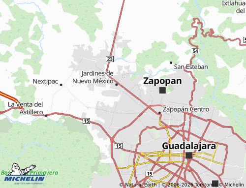 Carte MICHELIN Misión del Valle II - ViaMichelin