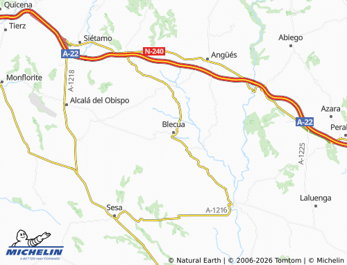 MICHELIN Blecua y Torres map - ViaMichelin