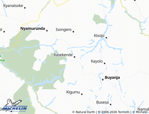 Mappa MICHELIN Kasekende - ViaMichelin