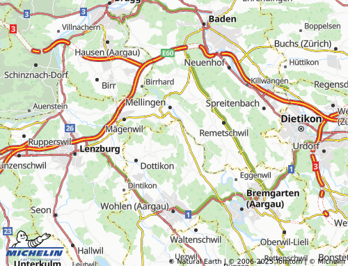 MICHELIN Tägerig map - ViaMichelin