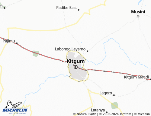 MICHELIN Labongo map - ViaMichelin