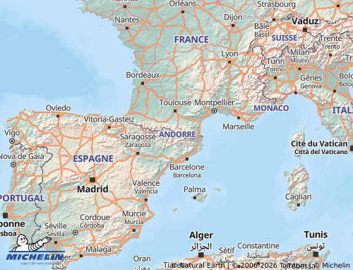 Carte MICHELIN Andorre - ViaMichelin