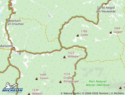MICHELIN Terz map - ViaMichelin