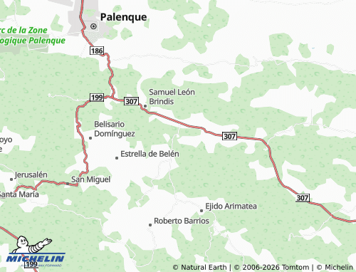 MICHELIN Chancala Zapote map - ViaMichelin