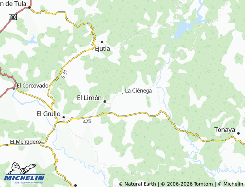 MICHELIN-Landkarte La Ciénega - ViaMichelin