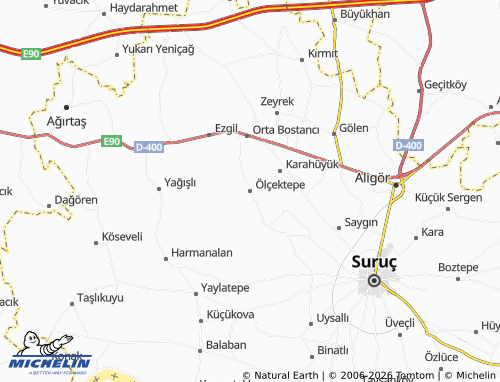 MICHELIN Ölçektepe map - ViaMichelin