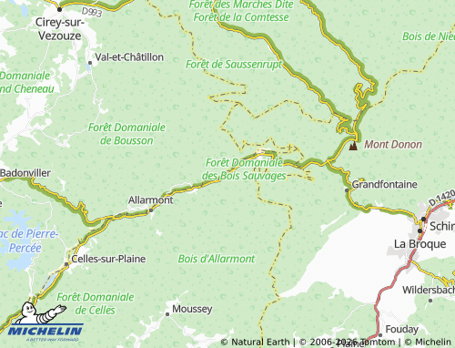 MICHELIN Luvigny map - ViaMichelin