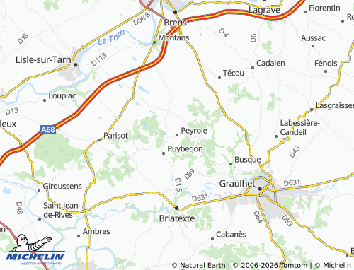 Mapa MICHELIN Peyrole - ViaMichelin