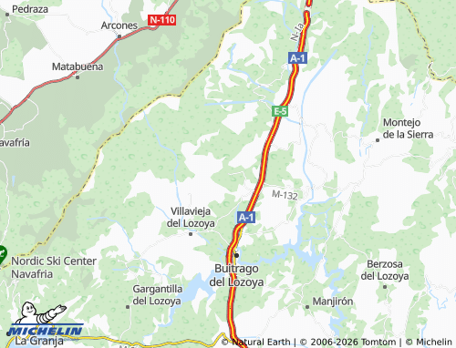MICHELIN Braojos map - ViaMichelin