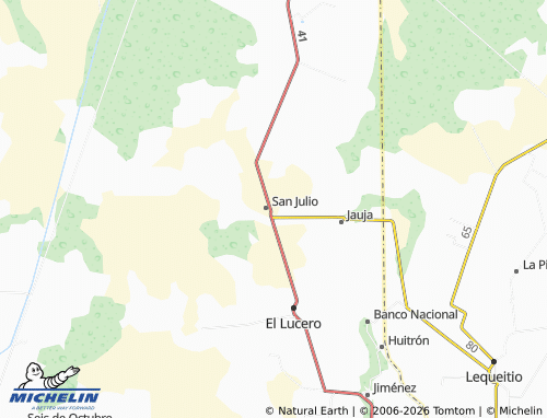 Mappa MICHELIN San Francisco del Horizonte - ViaMichelin
