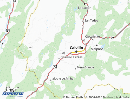 Mapa MICHELIN Los Patos - ViaMichelin