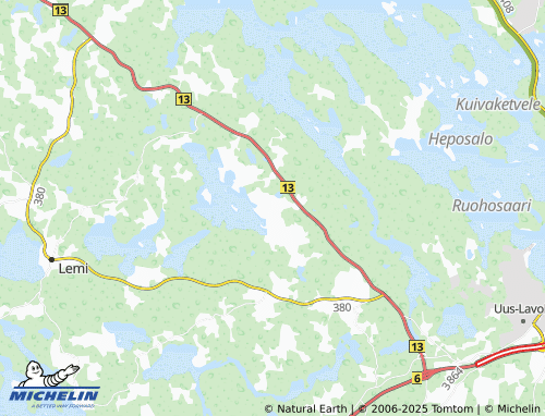 MICHELIN Kuukanniemi map - ViaMichelin