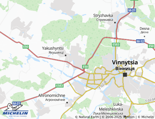 MICHELIN Zarvantsi map - ViaMichelin