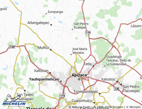 Mapa MICHELIN José María Morelos - ViaMichelin