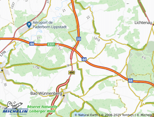 MICHELIN Haaren map - ViaMichelin