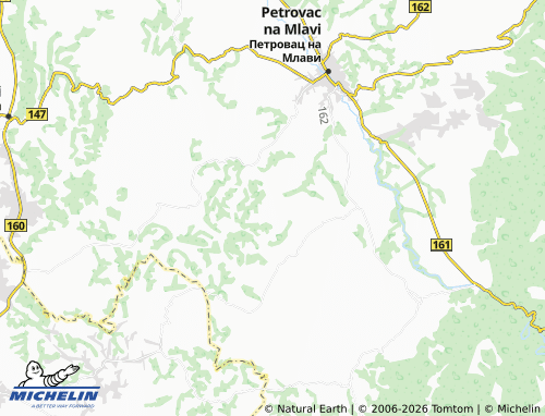 Carte MICHELIN Krvije - ViaMichelin