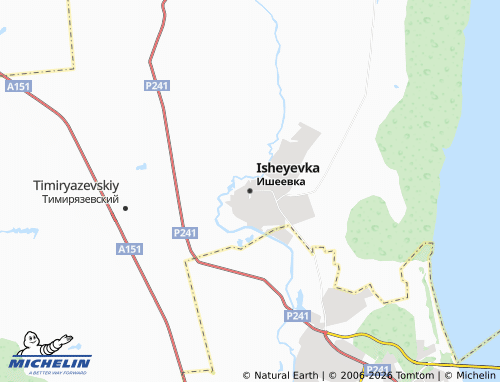 MICHELIN-Landkarte Isheyevka - ViaMichelin