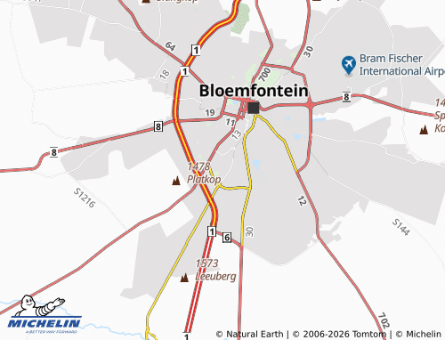 Kaart MICHELIN Uitsig - ViaMichelin