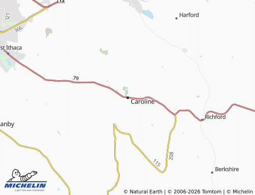 Mapa MICHELIN Caroline - ViaMichelin