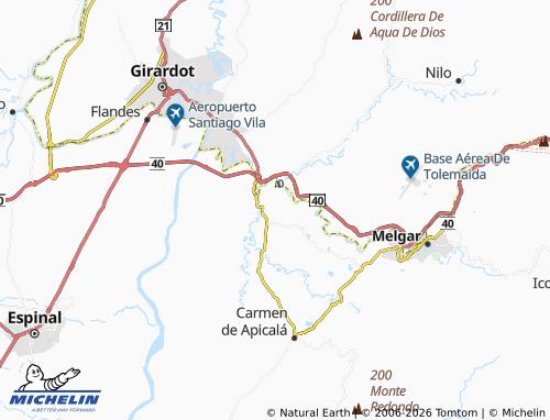 Mappa MICHELIN La Apicalá - ViaMichelin