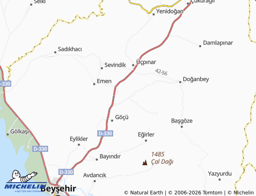 MICHELIN Gündoğdu map - ViaMichelin