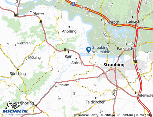 MICHELIN Atting map - ViaMichelin