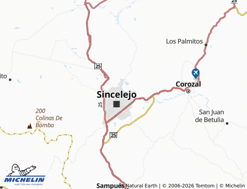 Carte MICHELIN Paraíso - ViaMichelin