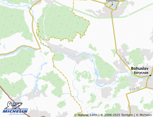 MICHELIN Synytsia map - ViaMichelin